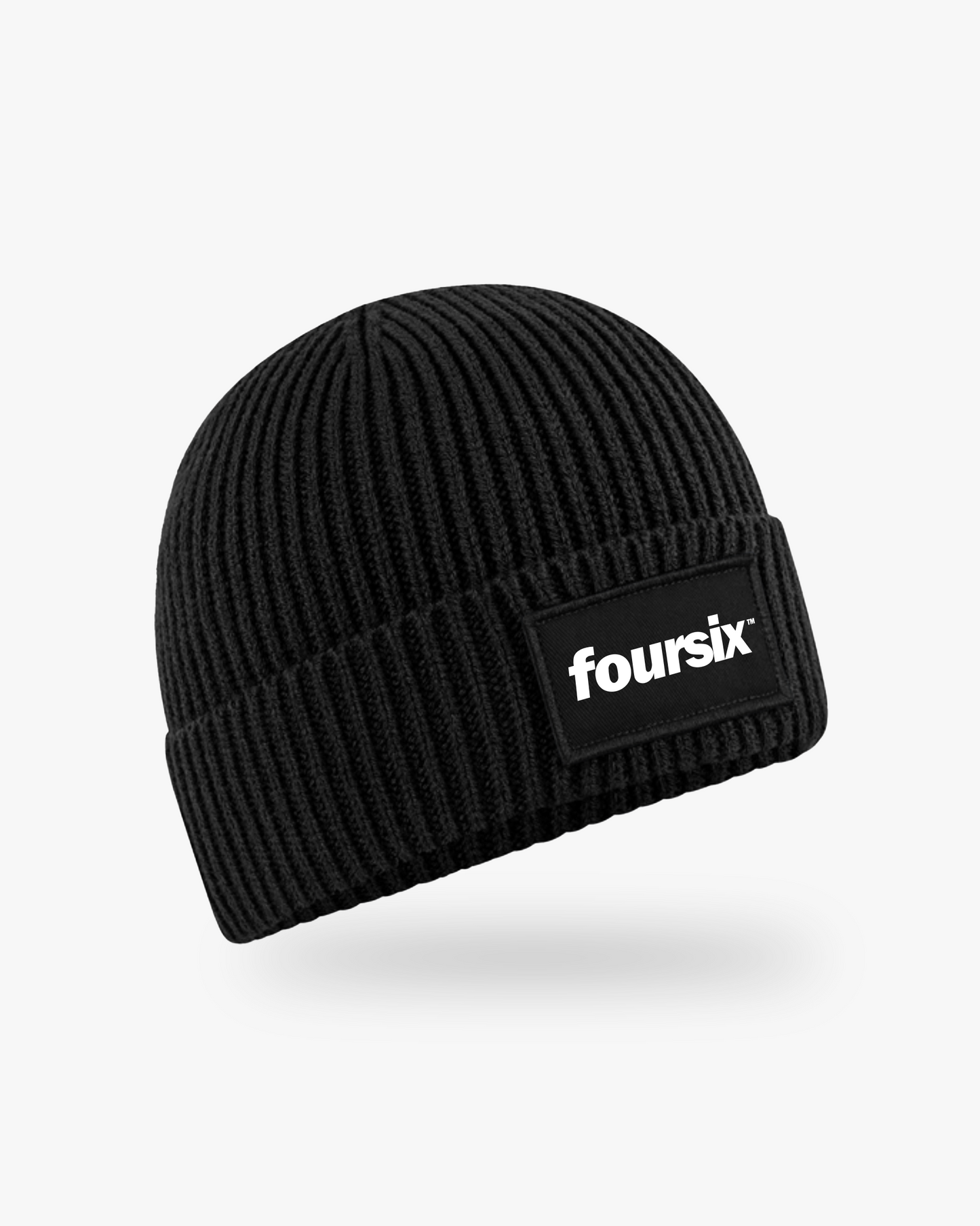 RIB PATCH BEANIE