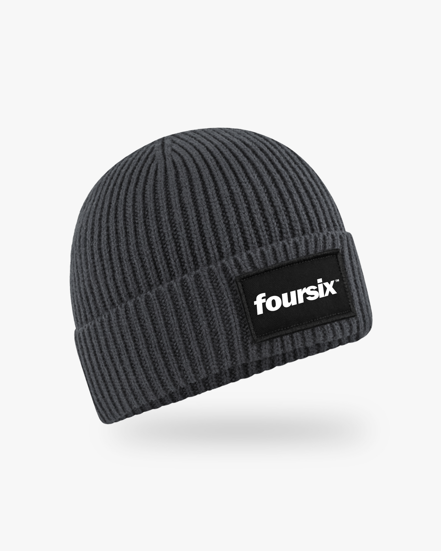 RIB PATCH BEANIE