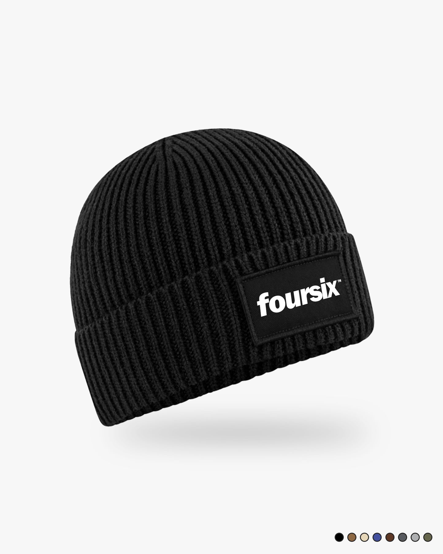 RIB PATCH BEANIE
