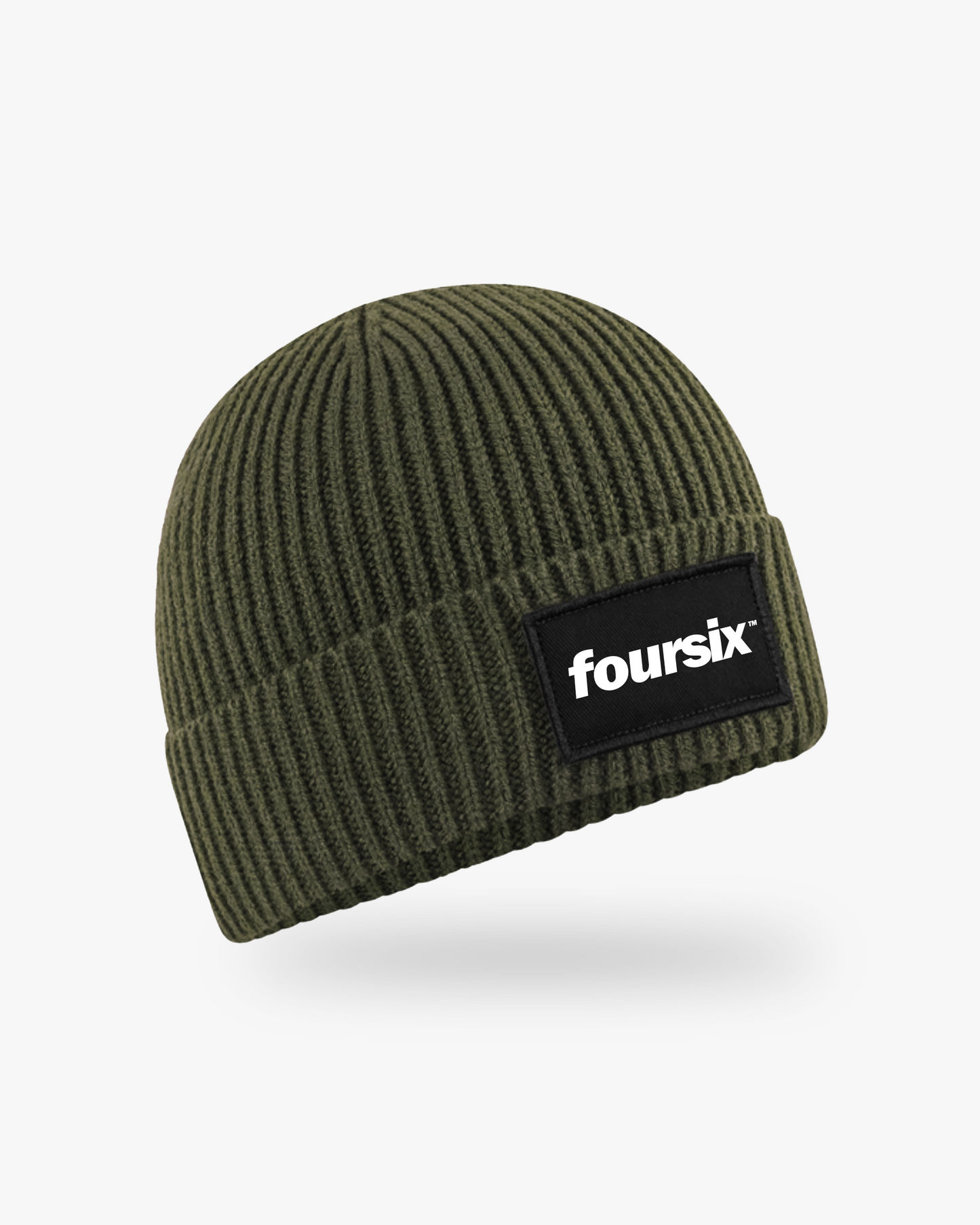 RIB PATCH BEANIE