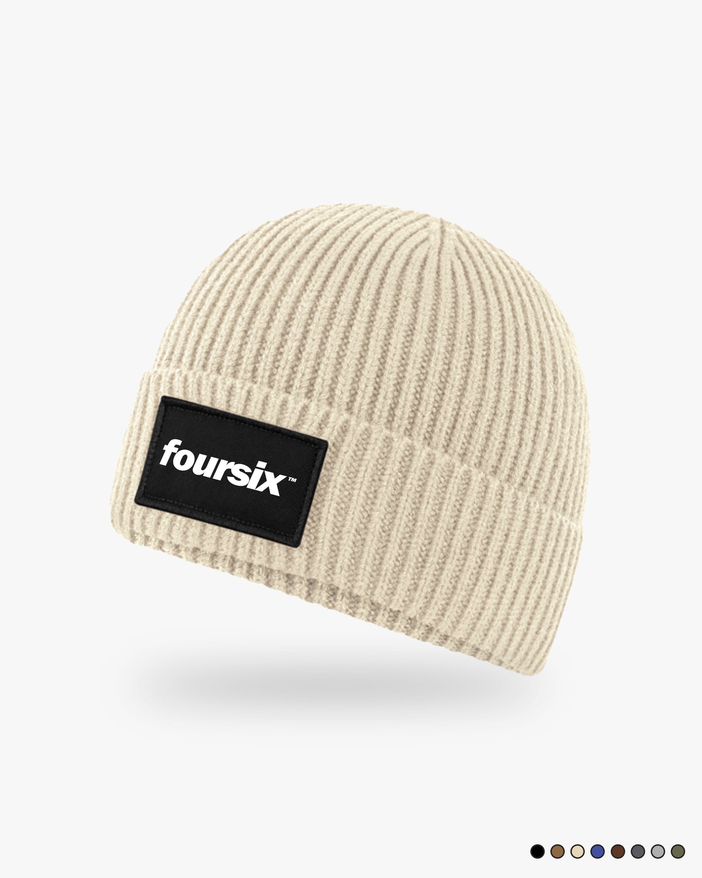 RIB PATCH BEANIE