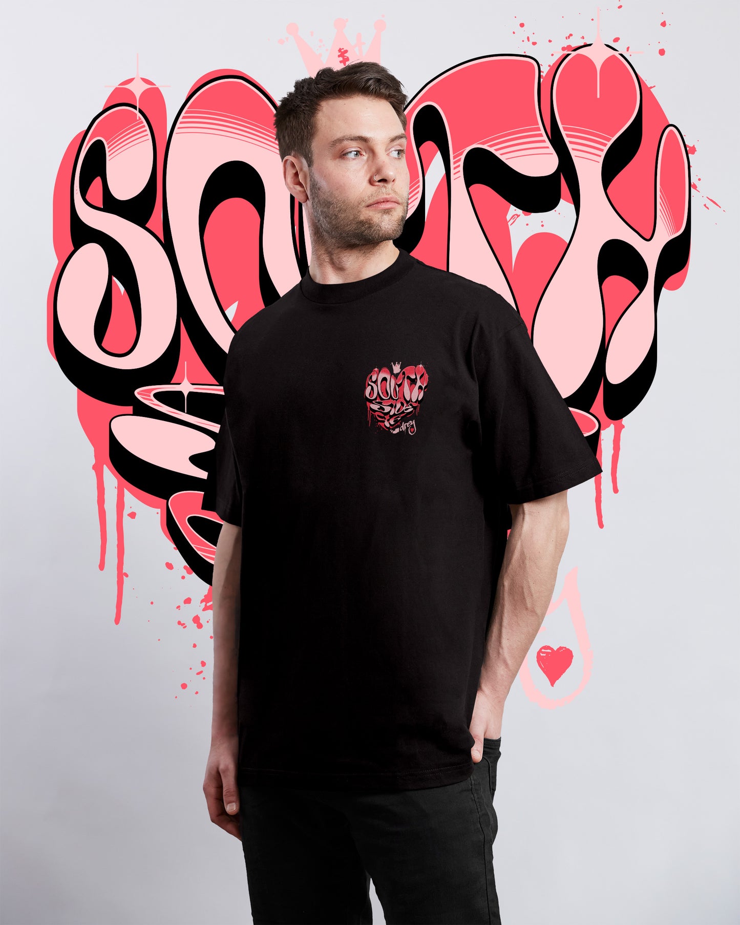 Southside Heart Oversize Tee