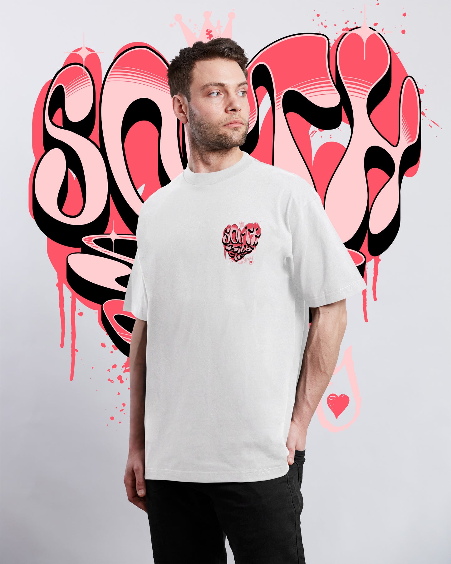 Southside Heart Oversize Tee