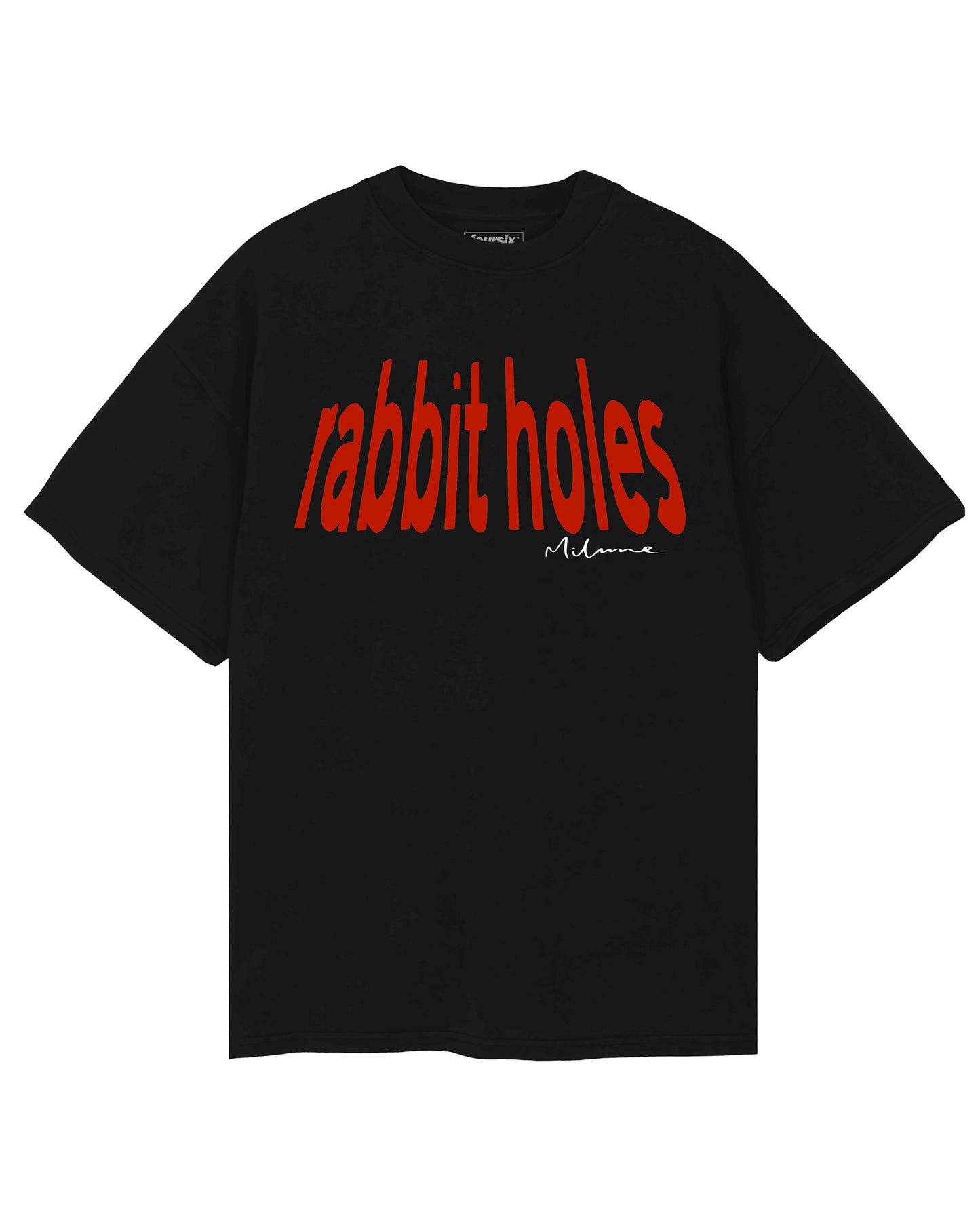 Milune Rabbit Holes Oversize Tee