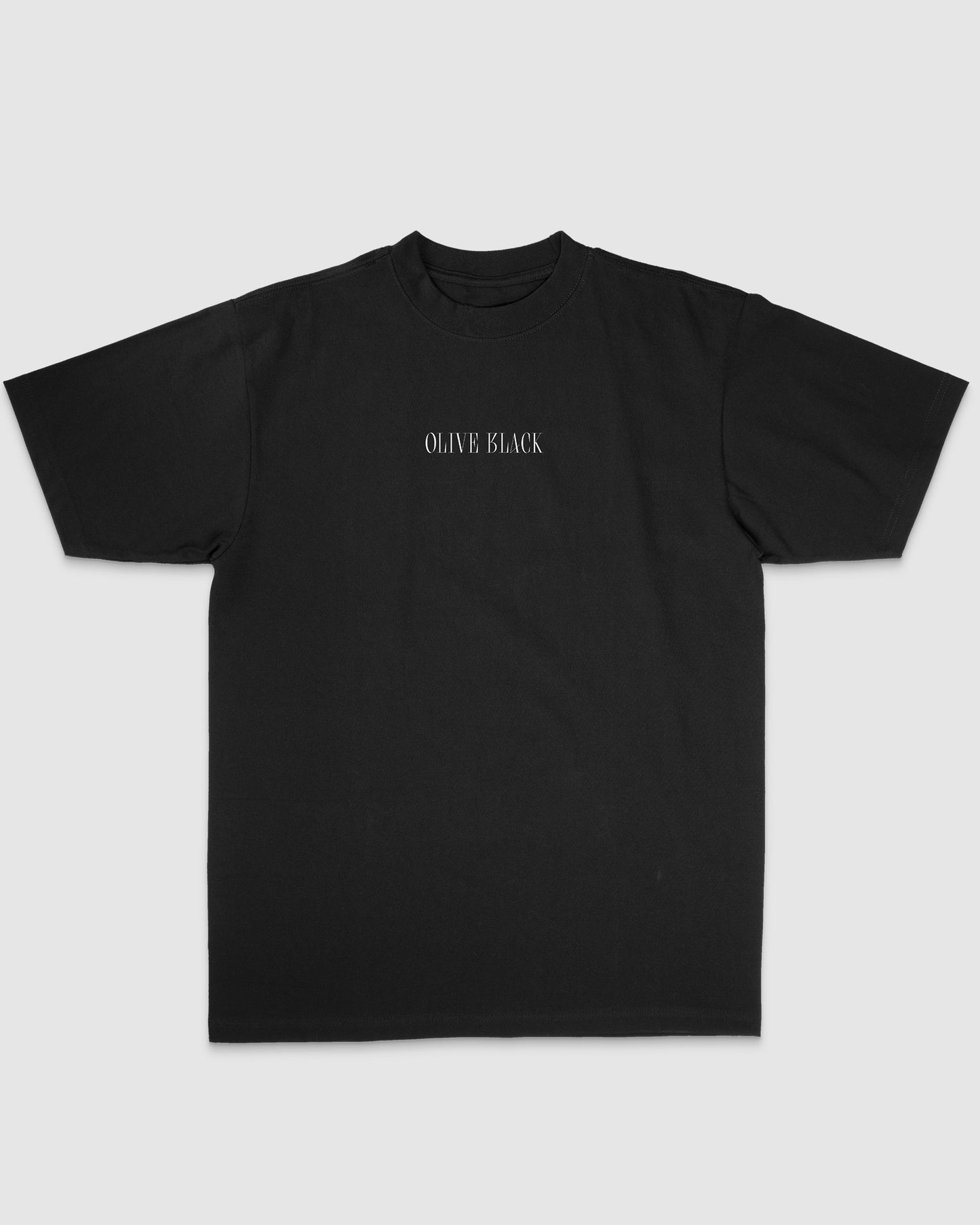 OLIVE BLACK FACE REGULAR TEE