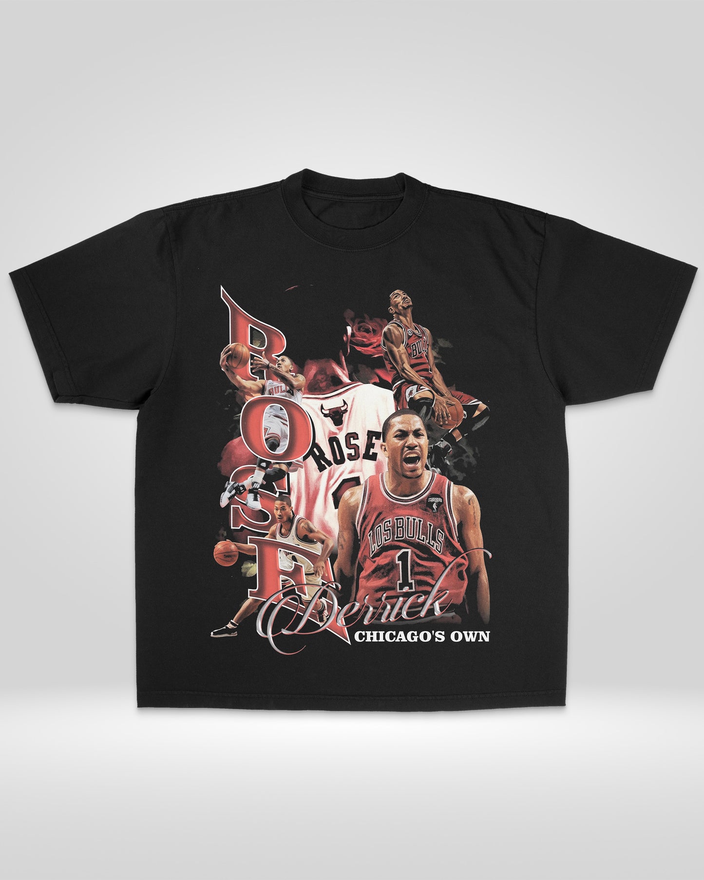 DERRICK ROSE BULLS BOOTLEG TEE