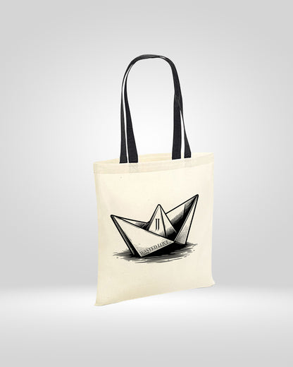 JJ PAPERBOAT TOTE BAG