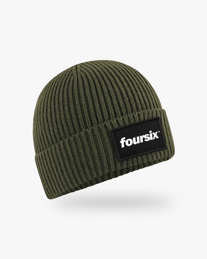 RIB PATCH BEANIE