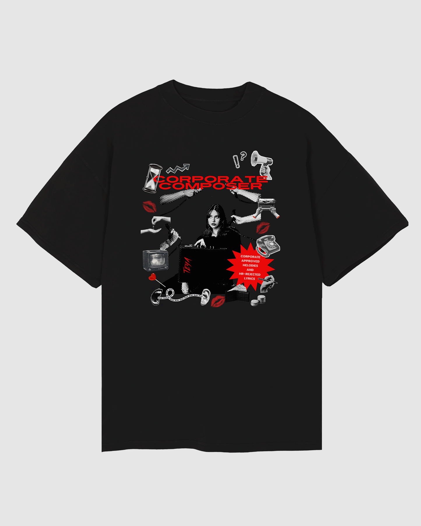 TEYA COMPOSER OVERSIZE TEE