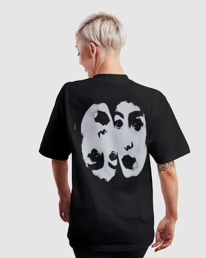 OLIVE BLACK FACE REGULAR TEE